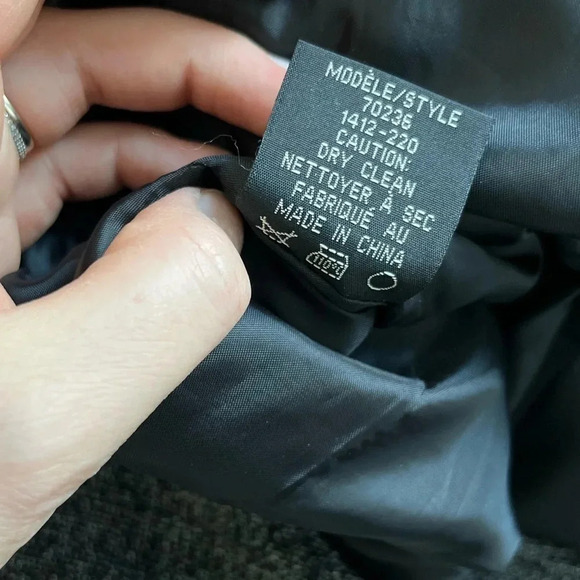 Simply Manakin/ Grey & black peppered/ Buttoned/  Blazer/ Size US 8 - Picture 11 of 16